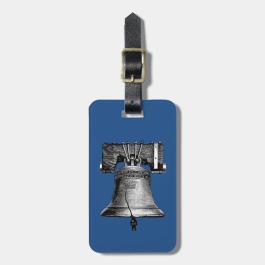 Liberty Bell, 19e eeuw Bagagelabel (Voorkant verticaal)