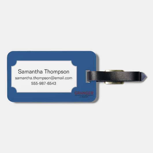 Liberty Bell, 19e eeuw Bagagelabel (Achterkant horizontaal)