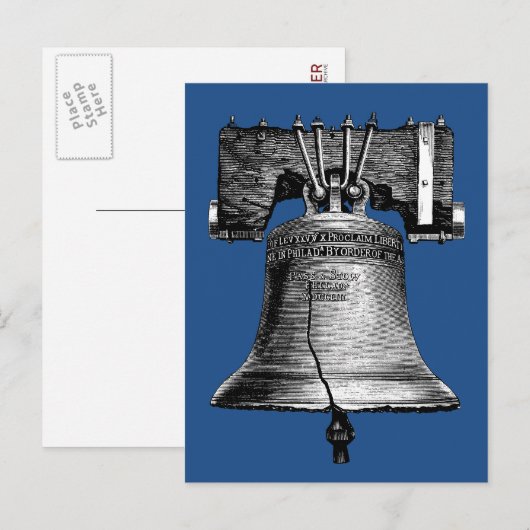 Liberty Bell, 19e eeuw Briefkaart (Voorkant / Achterkant)