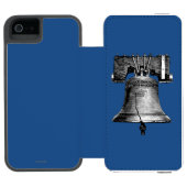 Liberty Bell, 19e eeuw Incipio iPhone Portemonnee Hoesje (Agenda Open)