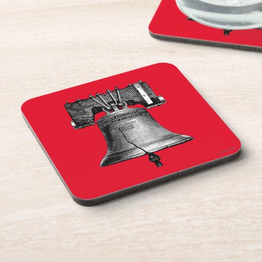 Liberty Bell, 19e eeuw Onderzetter (Linkerzijde)