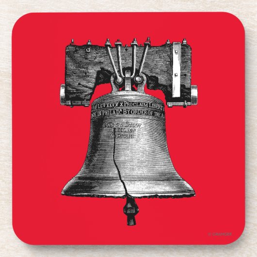 Liberty Bell, 19e eeuw Onderzetter (Voorkant)
