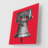 Liberty Bell, 19e eeuw Vierkante Klok (Hoek)
