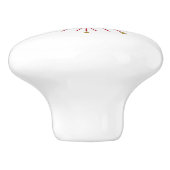 Liberty Bell Blauwe Illustratie Keramische Pull Keramische Knop (Zijkant)