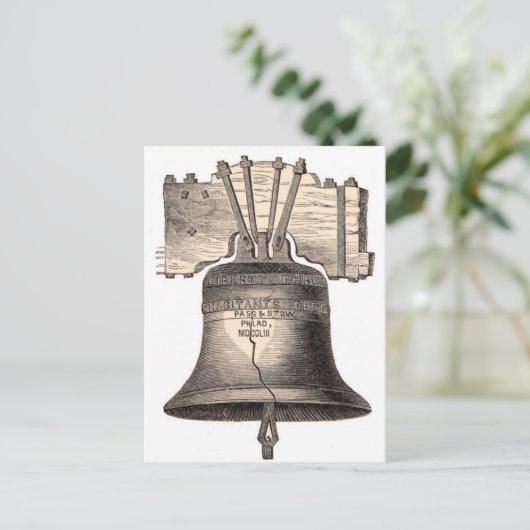 Liberty Bell Briefkaart (Staand voorkant)