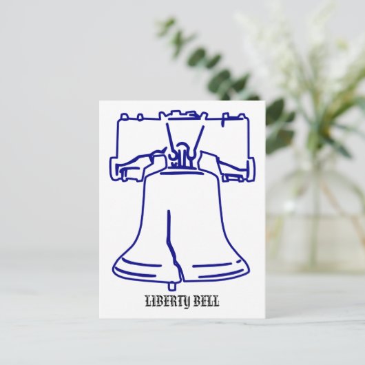 Liberty Bell Briefkaart (Staand voorkant)