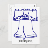 Liberty Bell Briefkaart (Voorkant / Achterkant)