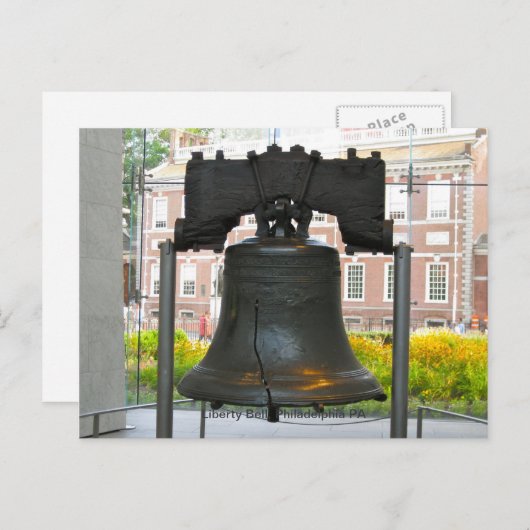 Liberty Bell Briefkaart (Voorkant / Achterkant)