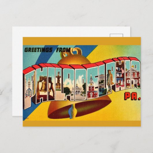  Liberty Bell Briefkaart (Voorkant / Achterkant)