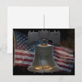 Liberty Bell Briefkaart (Voorkant / Achterkant)