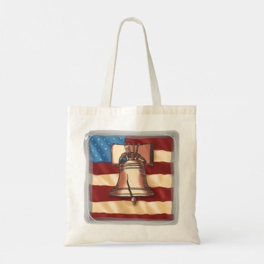 Liberty Bell canvas tas (Achterkant)