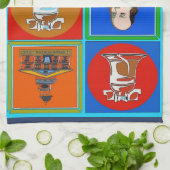 Liberty Bell en Franklin, Philadelphia, Verenigde  Theedoek (Gevouwen)