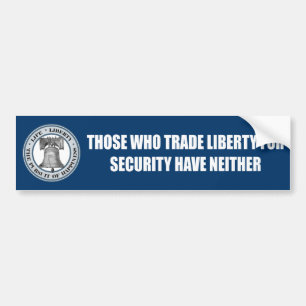 Liberty Bell - Handel Bumpersticker