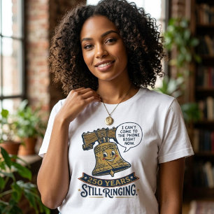 Liberty Bell Humor 250e verjaardag Tri-Blend Shirt