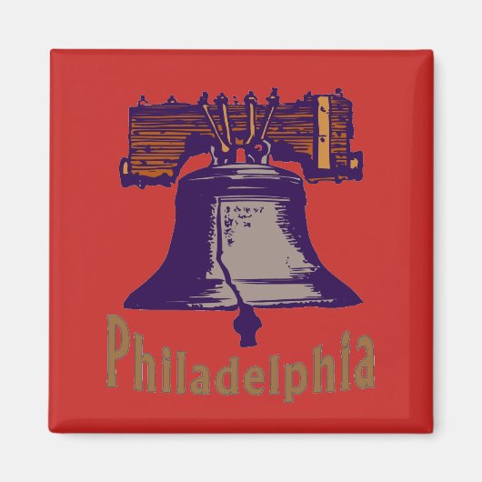 Liberty Bell in Philadelphia Magneet (Voorkant)