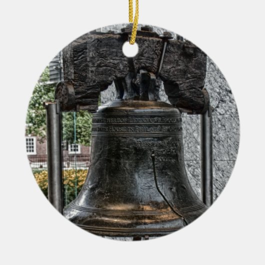 Liberty Bell Keramisch Ornament (Voorkant)