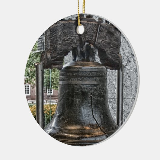 Liberty Bell Keramisch Ornament (Links)