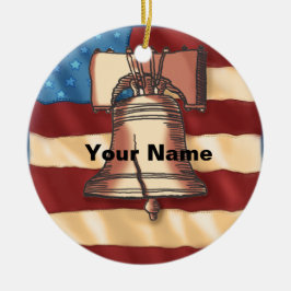 Liberty Bell Keramisch Ornament