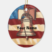 Liberty Bell Keramisch Ornament (Links)