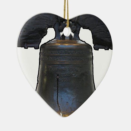 Liberty Bell Keramisch Ornament (Rechts)