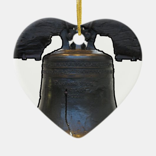 Liberty Bell Keramisch Ornament (Voorkant)