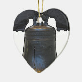 Liberty Bell Keramisch Ornament (Links)