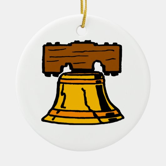 Liberty Bell Keramisch Ornament (Voorkant)