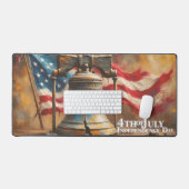 Liberty Bell Kunst voor 4 juli-viering Bureaumat (Keyboard & Muis)