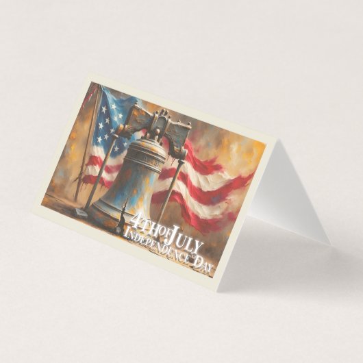 Liberty Bell Kunst voor 4 juli-viering Kaart (Voorkant)