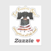 Liberty Bell - Let Freedom Ring Sticker (Vel)