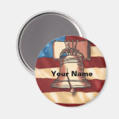 Liberty Bell-magneet Magneet (Voorkant / Achterkant)