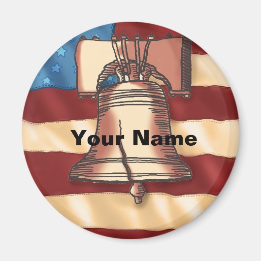 Liberty Bell-magneet Magneet (Voorkant)