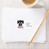 Liberty Bell met Amerikaanse vlag Etiket (Insitu)