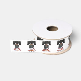 Liberty Bell met Amerikaanse vlag Grosgrain Lint