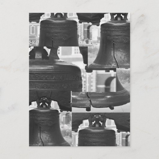 Liberty Bell Montage Briefkaart (Voorkant)