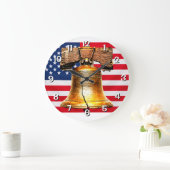 Liberty Bell over Vlag  Grote Klok (Huis)
