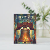 Liberty Bell Pennsylvania Briefkaart (Staand voorkant)