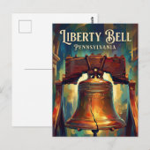 Liberty Bell Pennsylvania Briefkaart (Voorkant / Achterkant)