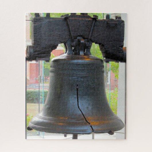 Liberty Bell Philadelphia. Legpuzzel (Verticaal)