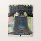 Liberty Bell Philadelphia. Legpuzzel (Verticaal)