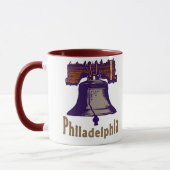 Liberty Bell Philadelphia Mok (Links)