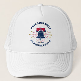 Liberty Bell Philadelphia Pennsylvania Trucker Hat Trucker Pet