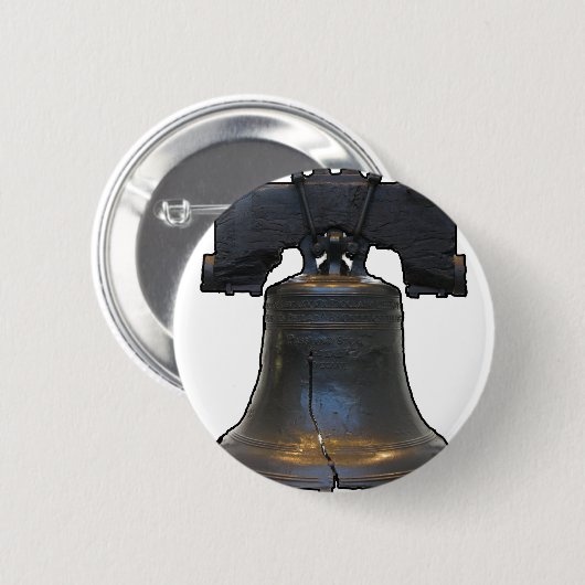 Liberty Bell Ronde Button 5,7 Cm (Voorkant /achterkant)