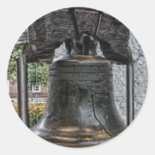 Liberty Bell Ronde Sticker