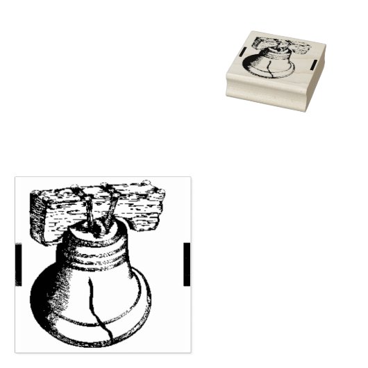 Liberty Bell rubberstempel (Gestempeld)
