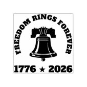 Liberty Bell Seal • 1776–2026 U.S. Tribute Rubberstempel (Afrduk)