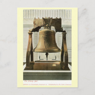 Liberty Bell, Vintage van Philadelphia Briefkaart