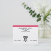 Liberty Bell Visitekaartje (Staand voorkant)