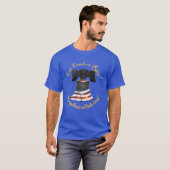 Liberty Bell w/American Flag - Let Freedom Ring T-shirt (Voorkant volledig)