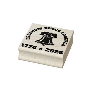 Liberty Bell Zegel • 1776–2026 Amerikaanse Huldigi Rubberstempel